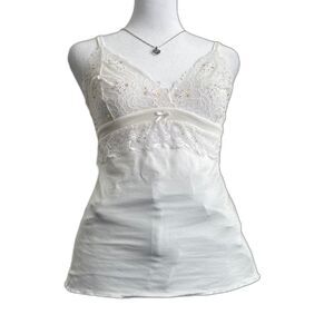 Victoria Secret Angels white lace cami top